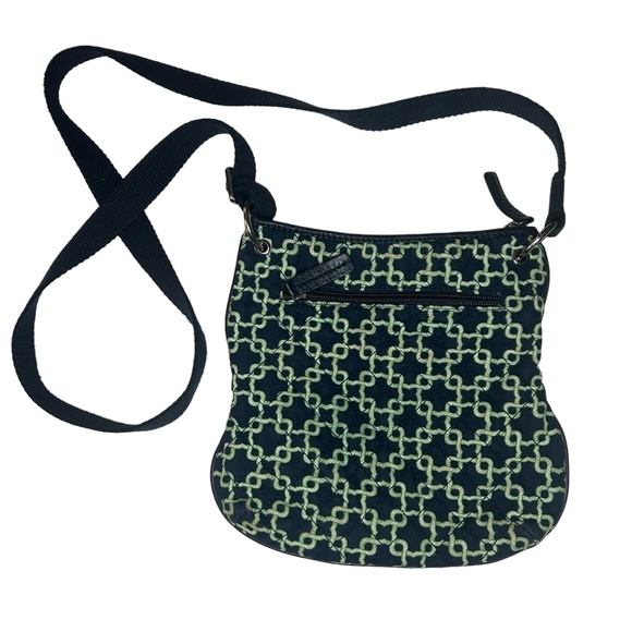 Talbots Garden Latticework Cotton Crossbody - Picture 1 of 3